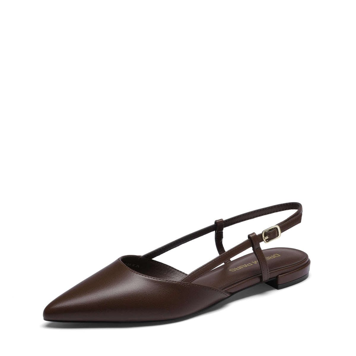 DREAM PAIRS Women's Slingback Dress Ballet Flats | Pointed Toe Flats, Buckle Strap, Classic Low Heel Dress Shoes for Casual Work Office Party