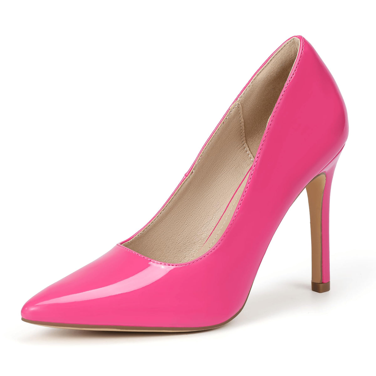 IDIFU IN4 Women's Pumps High Heels Closed Toe Stiletto Pointed Toe Dress Shoes Wedding Prom Bridal Daily Work Office Business Trendy Fashion Sexy Comfortable Pumps Dressy Shoes