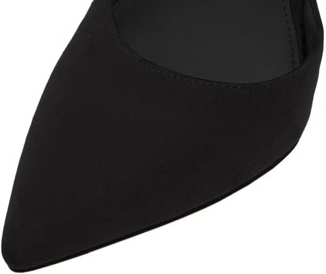 Womens Pumps Point Closed Toe High Heels Ankle Strap Heeled Sandals | Adjustable Buckle Strap, Wedding, Party, Comfortable, Dress Shoes, Business Casual