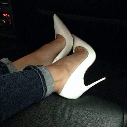 Elisabet Tang High Heels, Women Pumps Pointed Toe Stilettos 4.7 inch/12cm Sexy Heels Party Shoes