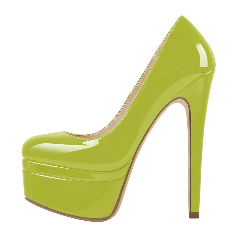 Richealnana Women's Double Platform Stiletto High Heel Pumps
