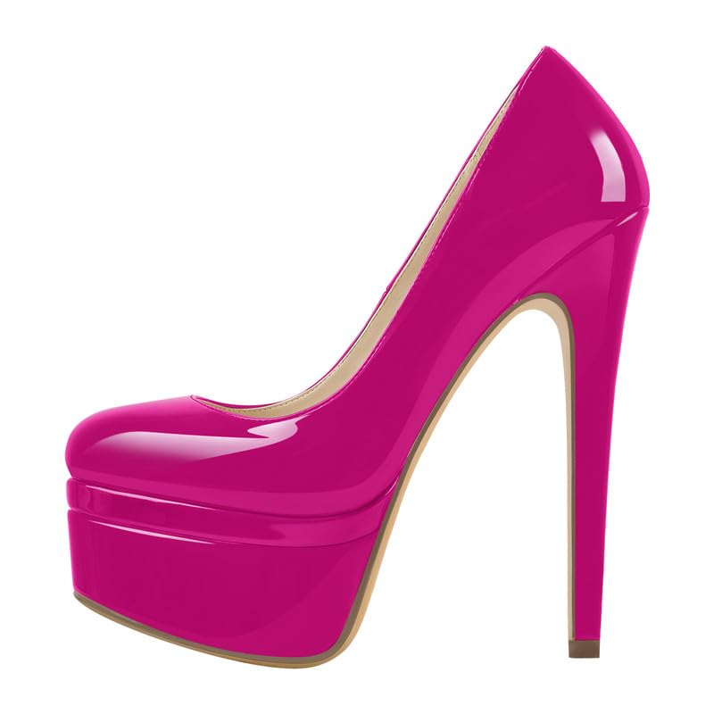 Richealnana Women's Double Platform Stiletto High Heel Pumps
