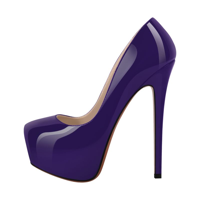 Richealnana Women's Double Platform Stiletto High Heel Pumps