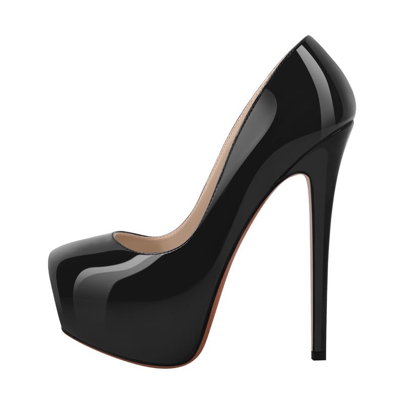 Richealnana Women's Double Platform Stiletto High Heel Pumps