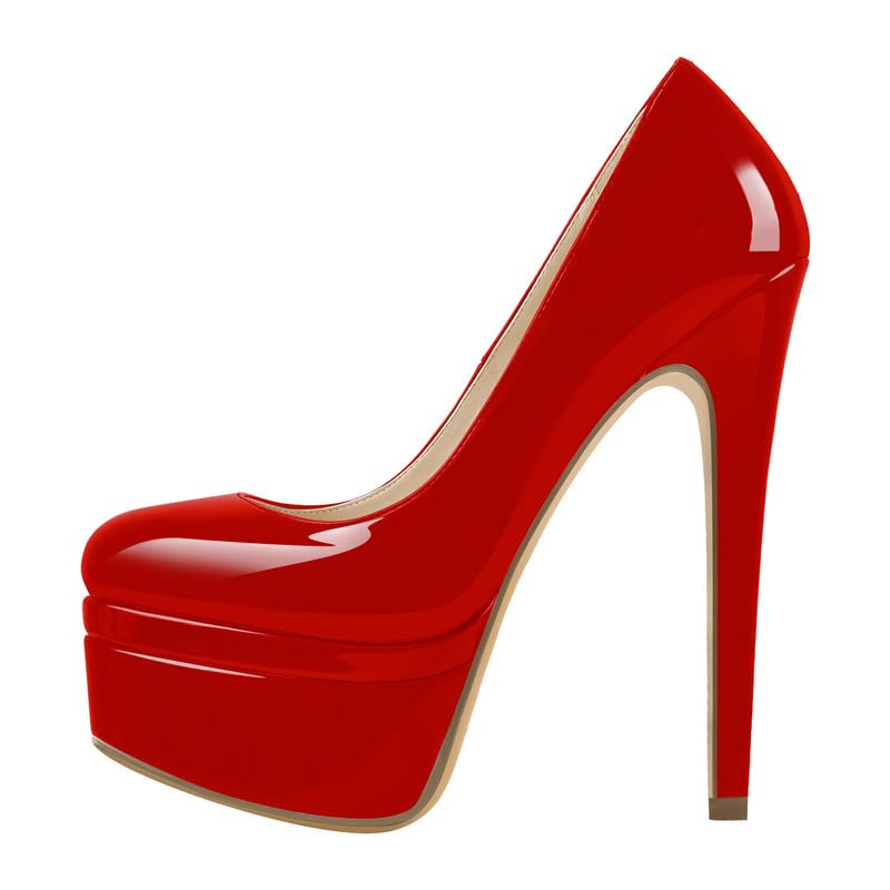 Richealnana Women's Double Platform Stiletto High Heel Pumps
