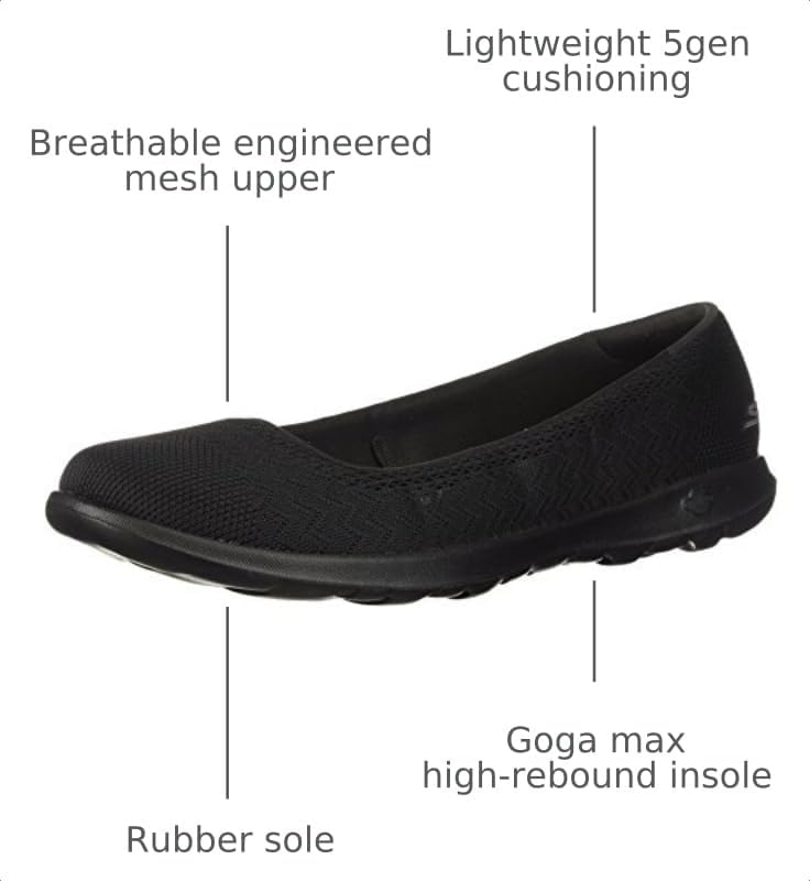 Skechers Women's Go Walk Lite - Gem Walking Shoes