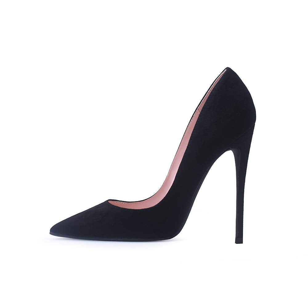 Elisabet Tang High Heels, Women Pumps Pointed Toe Stilettos 4.7 inch/12cm Sexy Heels Party Shoes