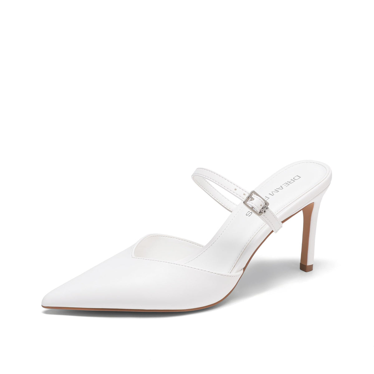 DREAM PAIRS Womens Closed Pointed Toe High Heels Mules | 3.34" Stiletto Women's Pumps Shoes Wedding Work Office Sexy Fashion Heels for Women