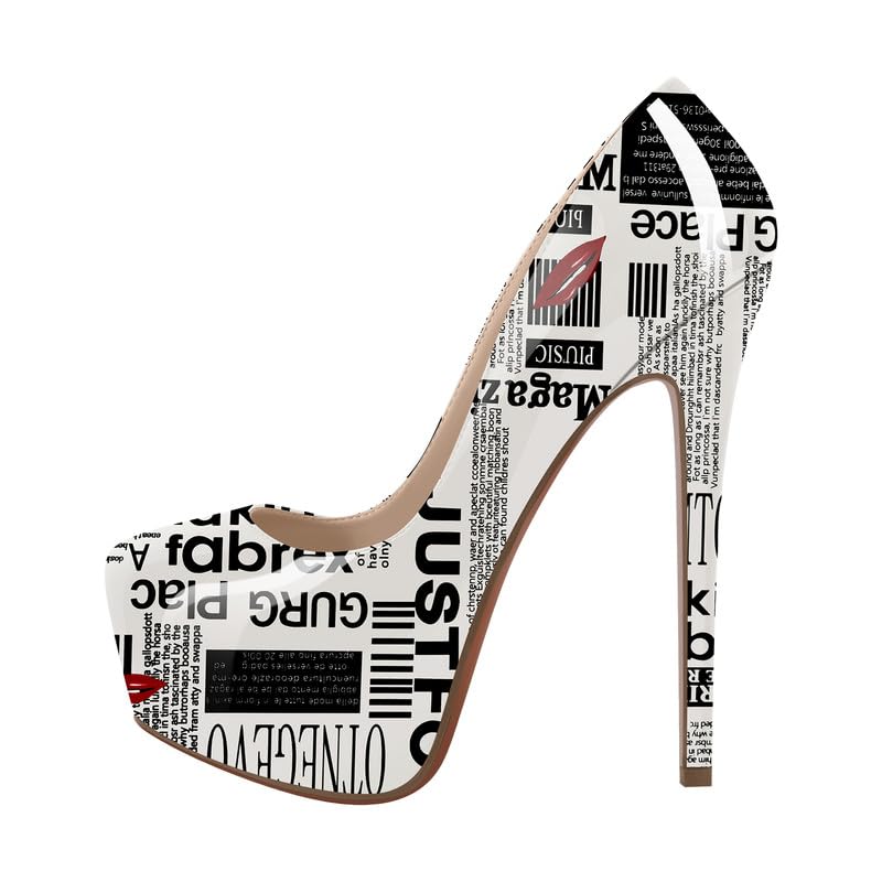 Richealnana Women's Double Platform Stiletto High Heel Pumps