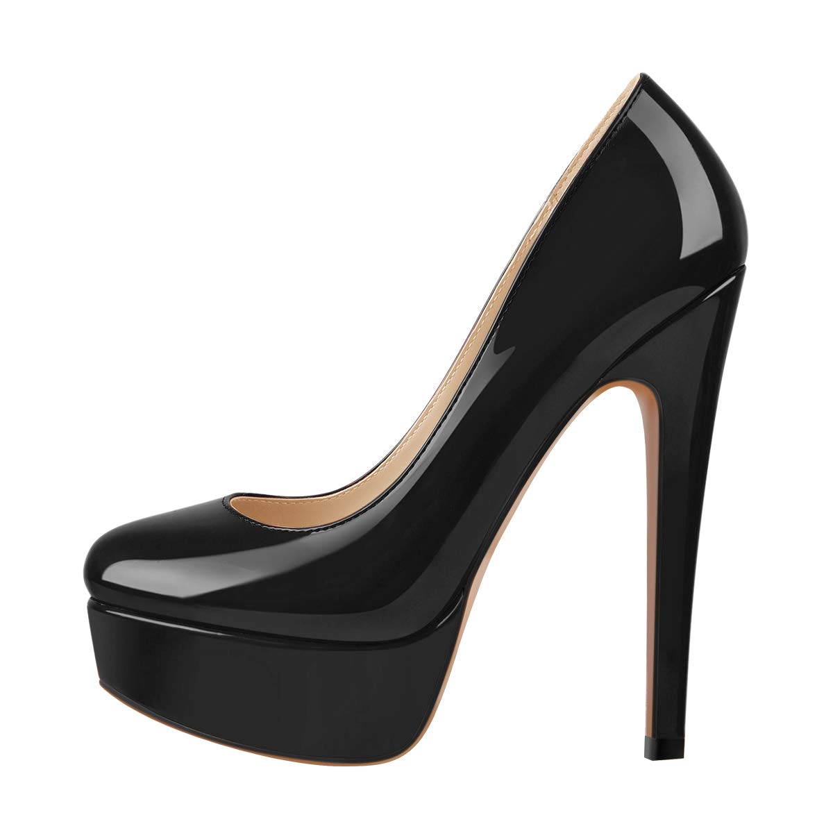 Richealnana Women's Double Platform Stiletto High Heel Pumps