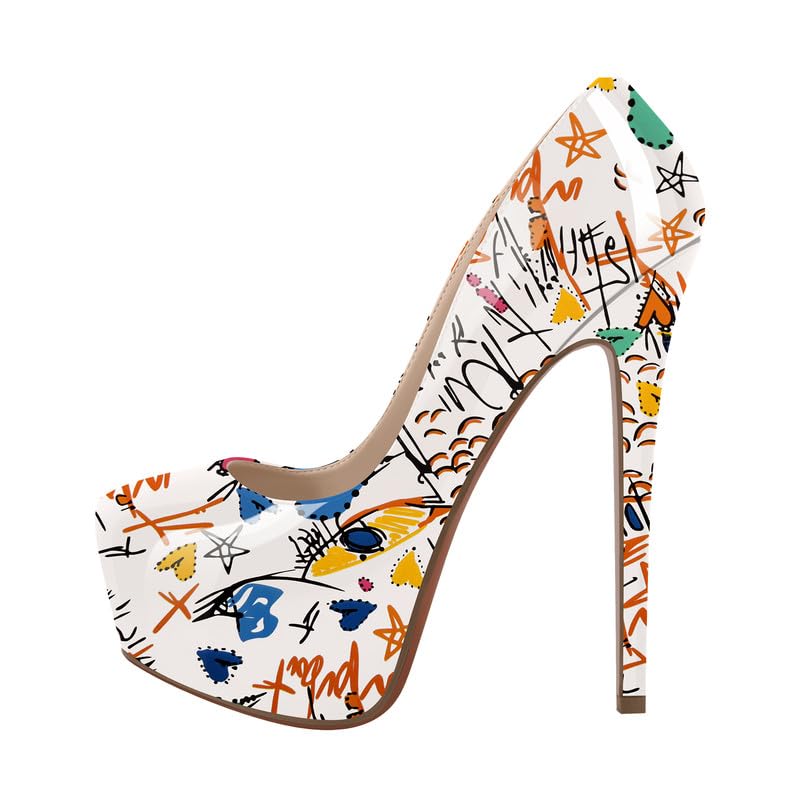 Richealnana Women's Double Platform Stiletto High Heel Pumps
