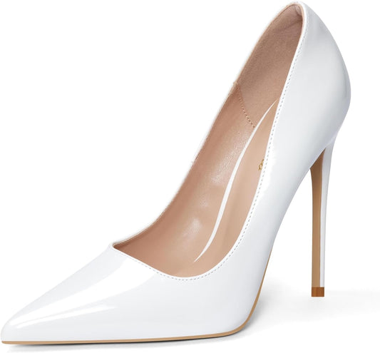 Elisabet Tang High Heels, Women Pumps Pointed Toe Stilettos 4.7 inch/12cm Sexy Heels Party Shoes