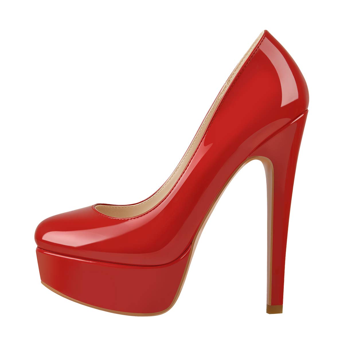 Richealnana Women's Double Platform Stiletto High Heel Pumps