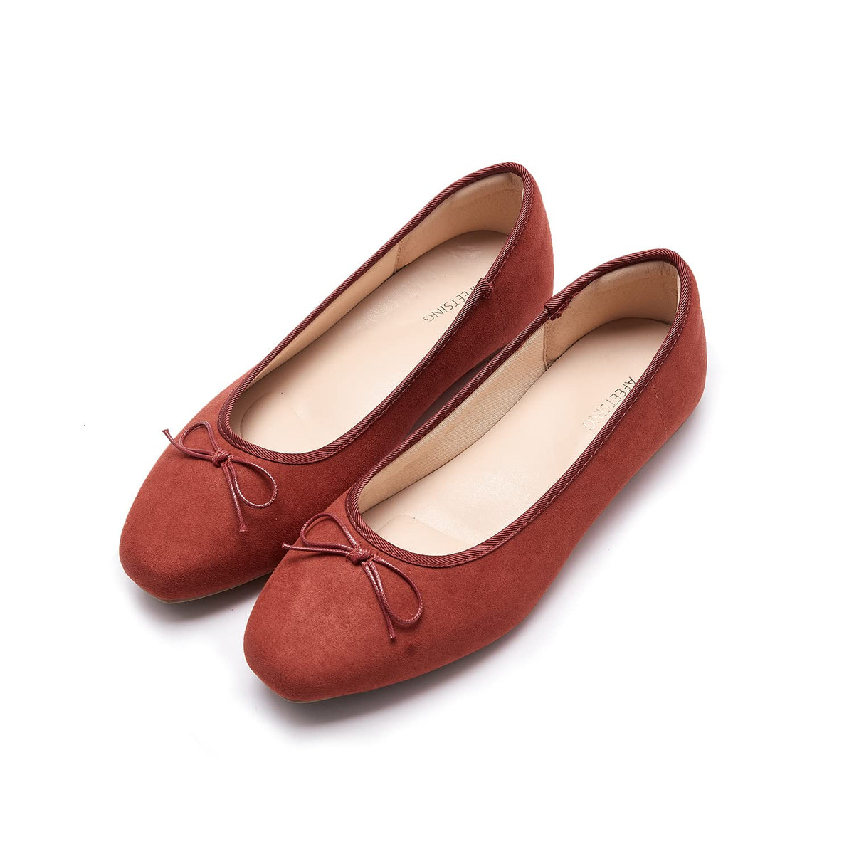 Women's Round Toe Ballet Flats Comfortable Bow Dressy Flats Shoes for Women