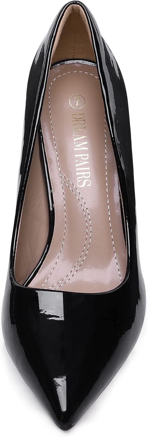 DREAM PAIRS Women's High Stiletto Heels Pumps Shoes | 3 Inches Closed Toe Pointed Toe Dress Comfortable Elegant Pumps Shoes for Wedding Work Office Business Party