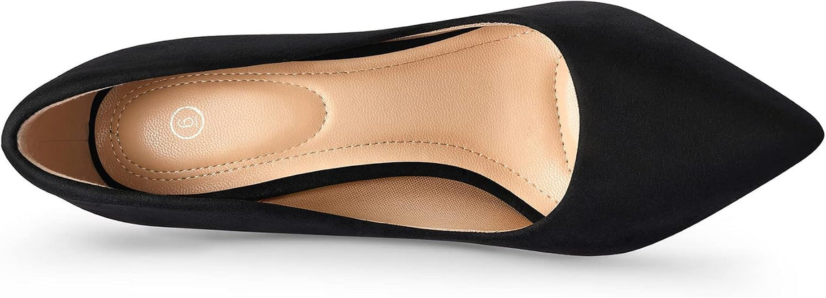 mysoft Women's High Heels Pumps Closed Pointed Toe Stiletto 4IN Dress Shoes | Slip on,Closed Toe Heels,Comfortable,Wedding,Dressy,Party,Formal,Office