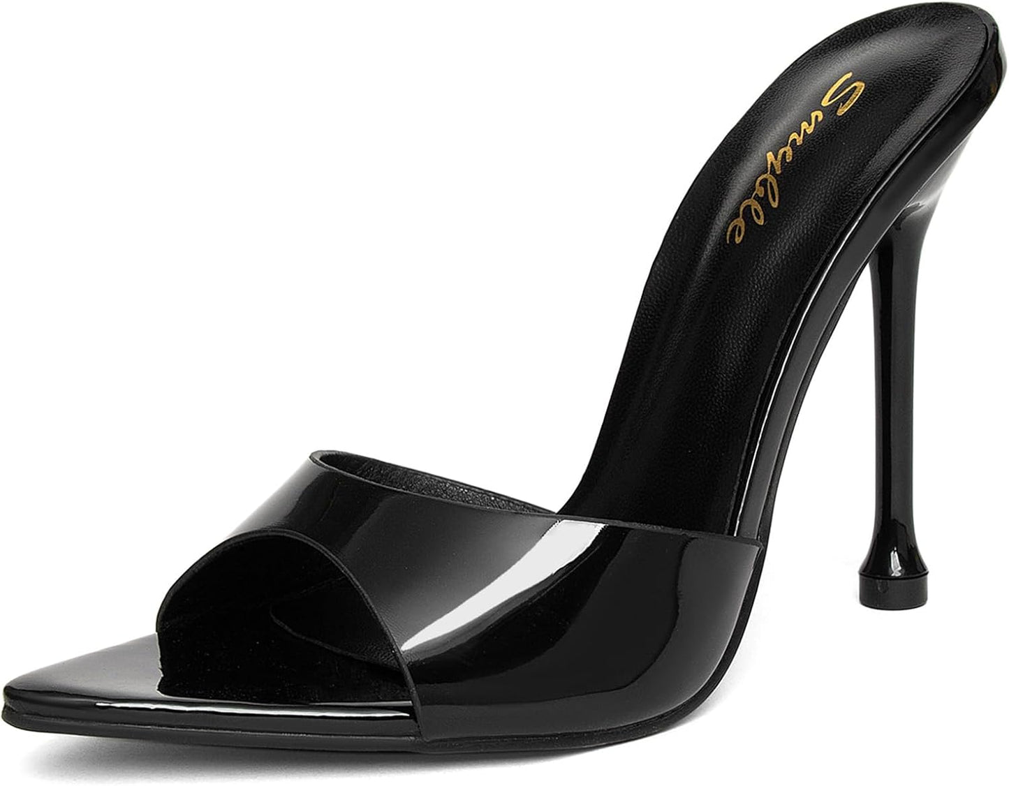 Women's Stiletto Heels Sandals - Summer Open Toe Slip-On Dress Shoes for Weddings/Parties/Daily Wear, Thin Sole Comfortable High Heels