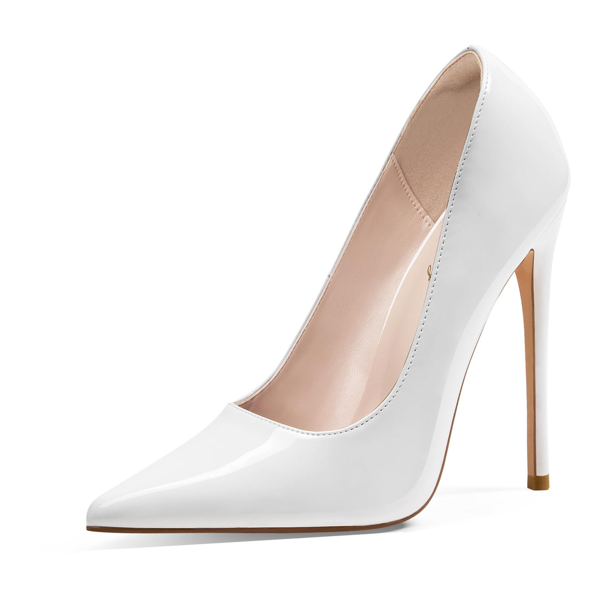 Elisabet Tang Women's High Heels Pumps Closed Pointed Toe Stiletto 4inch Heels Classic Office Special Dressy Wedding Pump Shoes