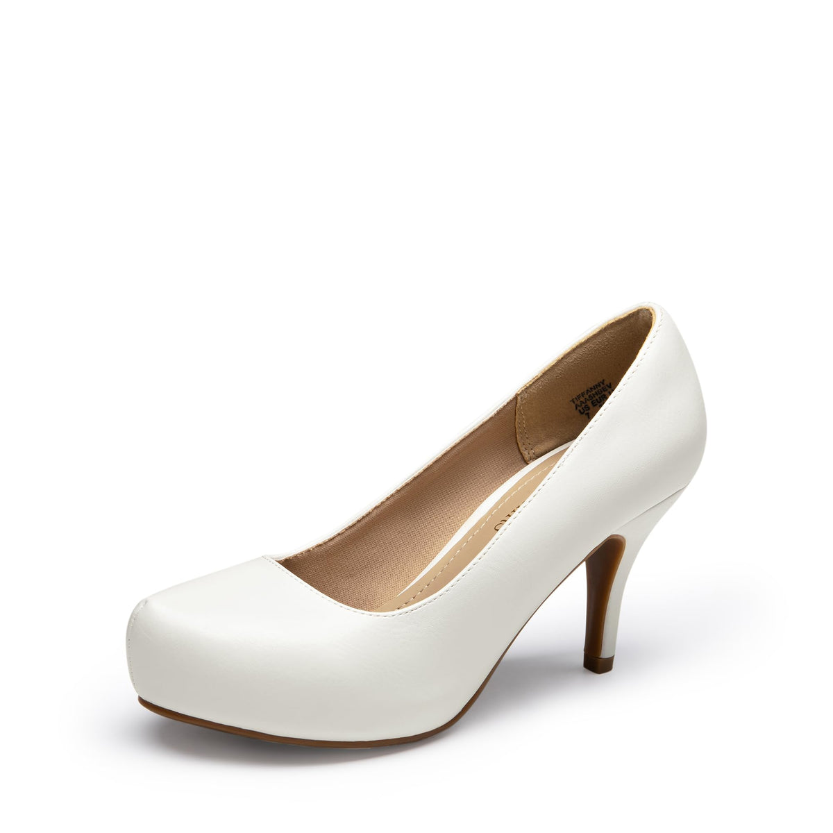 DREAM PAIRS Women's Low Platform Stiletto Heels Pumps | Classic Elegant Versatile Heels Dress Comfortable Closed Toe Pumps Shoes for Wedding Party Walking Brithday Work Office Daily