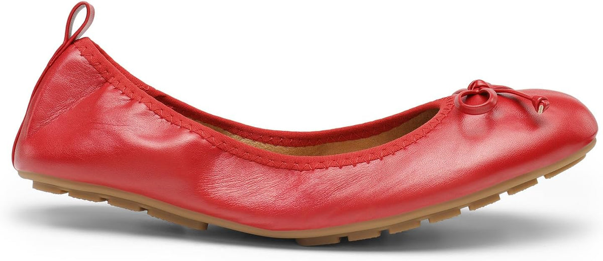DREAM PAIRS Women's Foldable Bowknot Ballet Flats | Light Weight, Slip-On Dress Shoes, Round Toe, Offer all-day comfort for long walking, standing, dancing