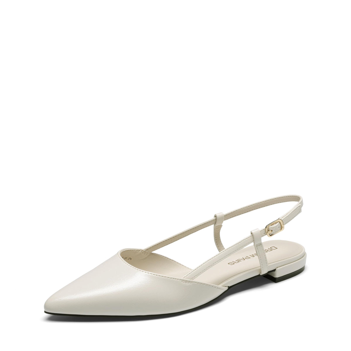 DREAM PAIRS Women's Slingback Dress Ballet Flats | Pointed Toe Flats, Buckle Strap, Classic Low Heel Dress Shoes for Casual Work Office Party