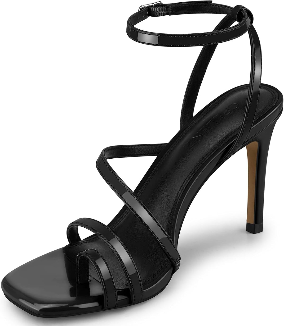 CELLENZ Strappy Women High Heels: Comfortable Open Toe Stiletto Heel Sandal | 3.9 inch Trendy Heel 2026 Dress Office Formal Graduation Shoes Sexy Prom Dance Wedding Pump Shoe