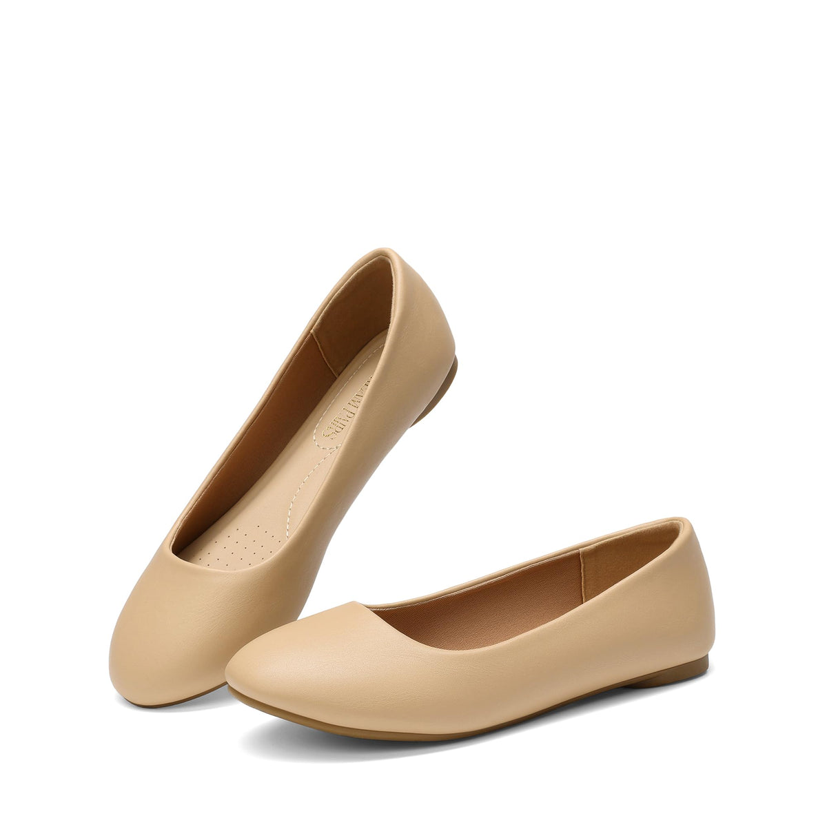 DREAM PAIRS Women's Ballet Flats Shoes | Dressy Comfortable Round Toe Slip on Ballerina Flats,Suitable for Daily Wedding Work Office Business Walking Shoes
