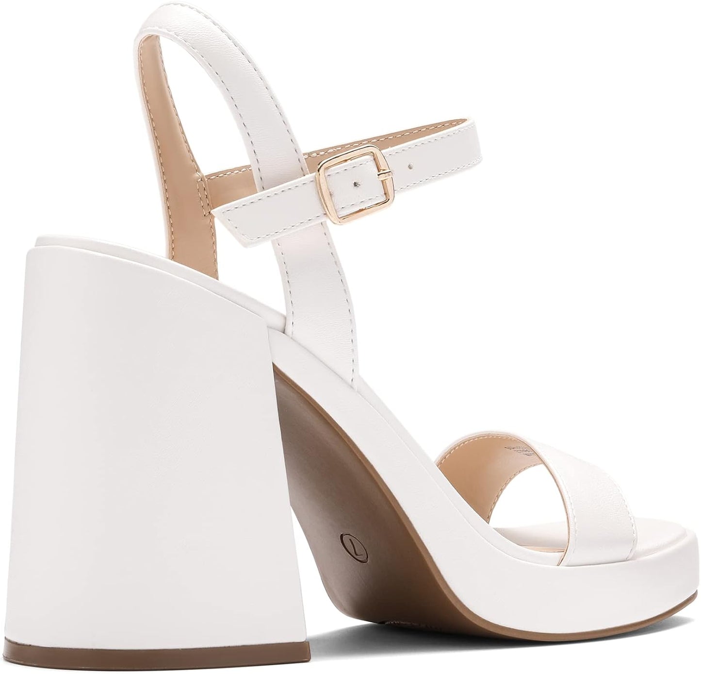 DREAM PAIRS Heels for Women Block Chunky Platform Sandal | Fashion Comfortable Open Toe Ankle Strap High Heels,Suitable for Wedding Daily Party Evening Prom Dance Dress Sandals Shoes