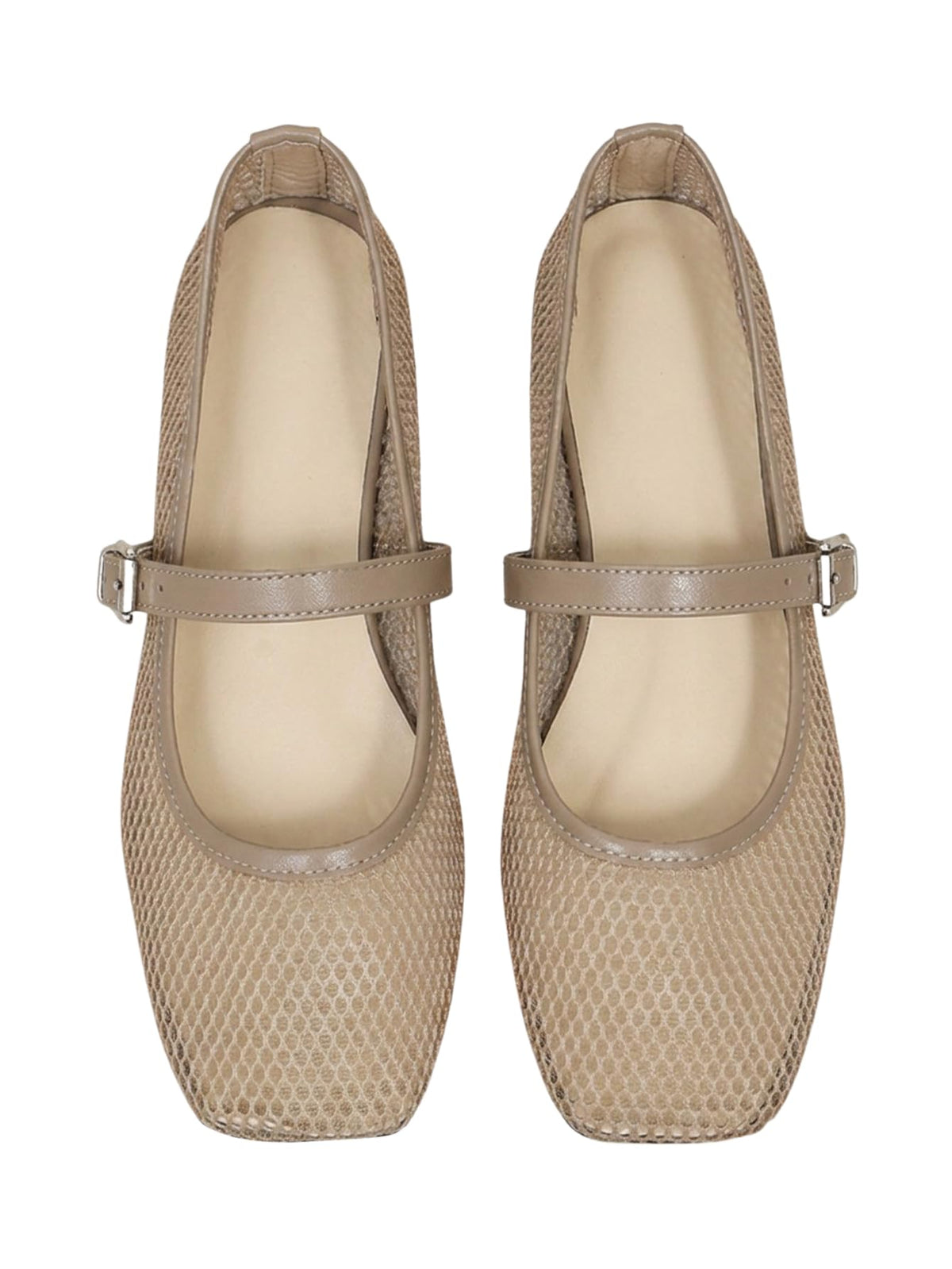 Milumia Summer Leopard Mesh Ballet Flats for Women Comfortable Dressy Work | Summer Shoes,Cute Ballerina Flats,Work Shoes Women Business Casual, Closed Toe Sandals,Slip On