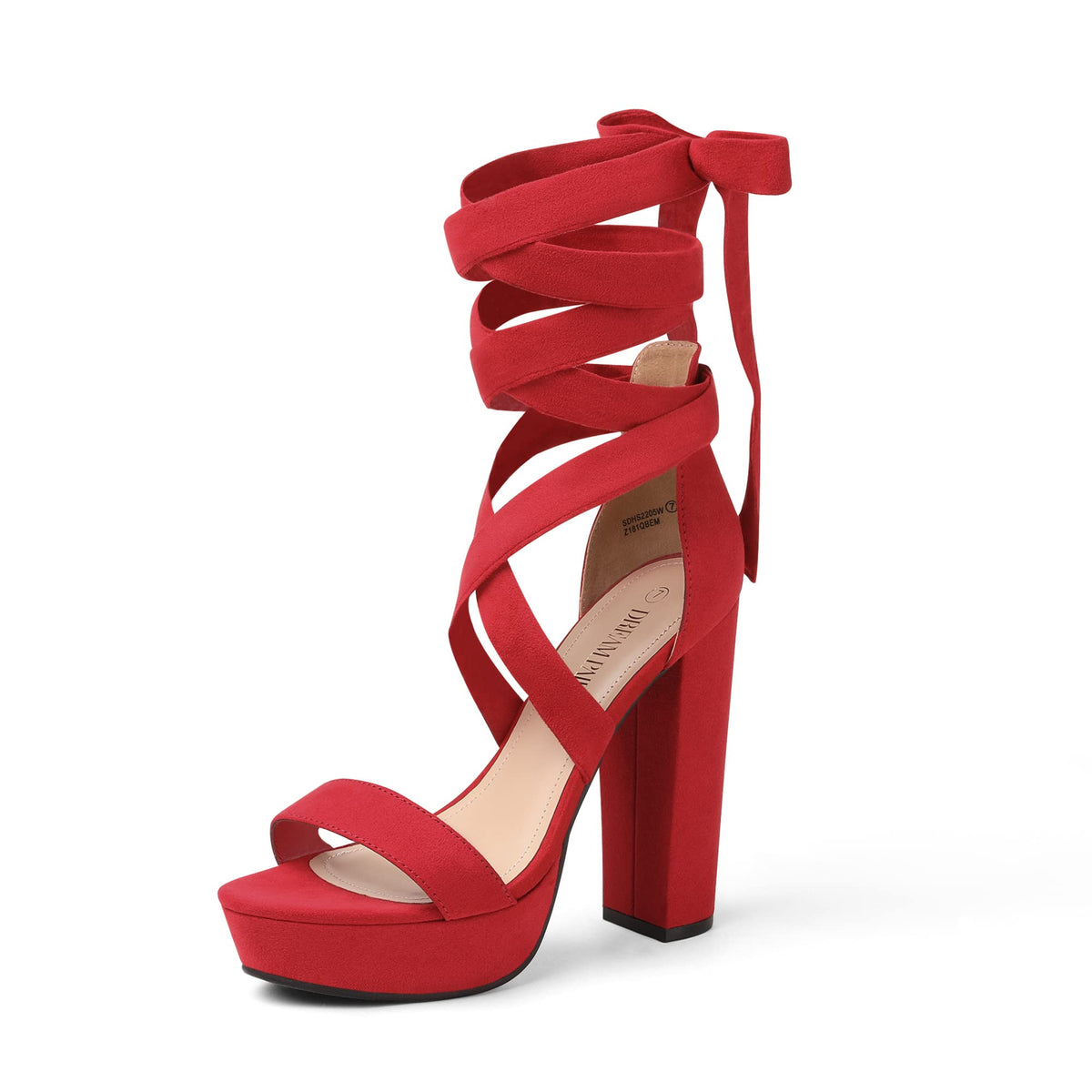 DREAM PAIRS Women's Sexy Platform High Heels | Women Strappy Gladiator Open Toe Heels Dressy Pumps Sandals, Platform Chunky 5.12in Heels elegant shoes