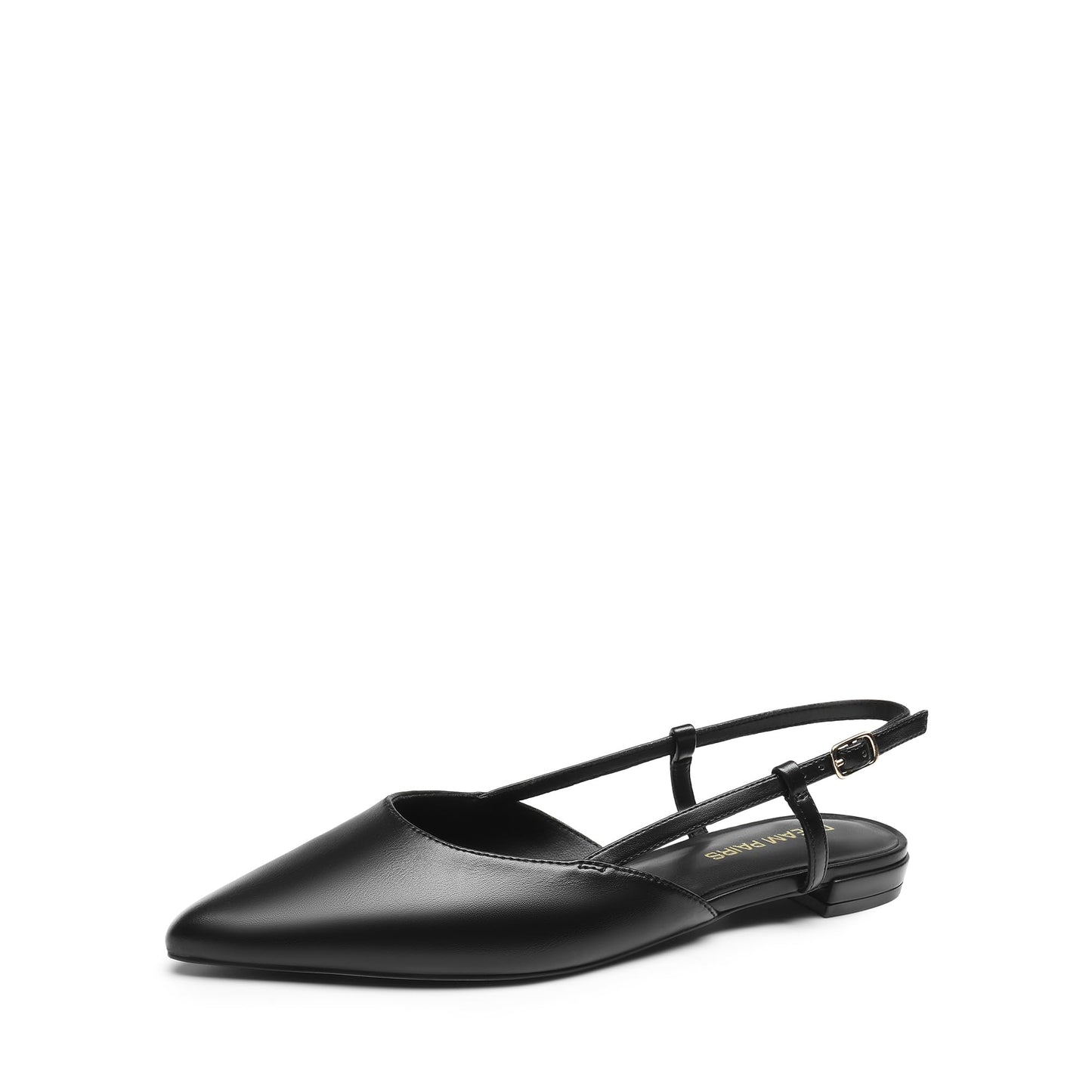 DREAM PAIRS Women's Slingback Dress Ballet Flats | Pointed Toe Flats, Buckle Strap, Classic Low Heel Dress Shoes for Casual Work Office Party