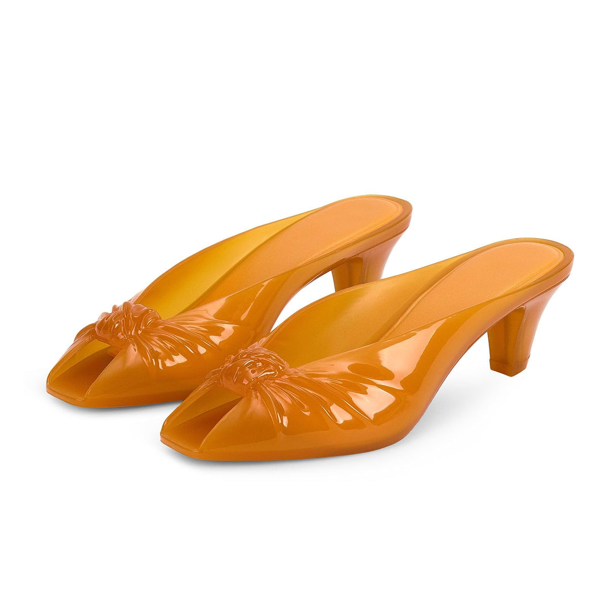 Jelly Sandals for Women Clear Sandals Jelly Shoes Women Kitten Heel Mules Open Toe Slide Pumps Dress Shoes Beach Summer Sandal Cute Comfortable