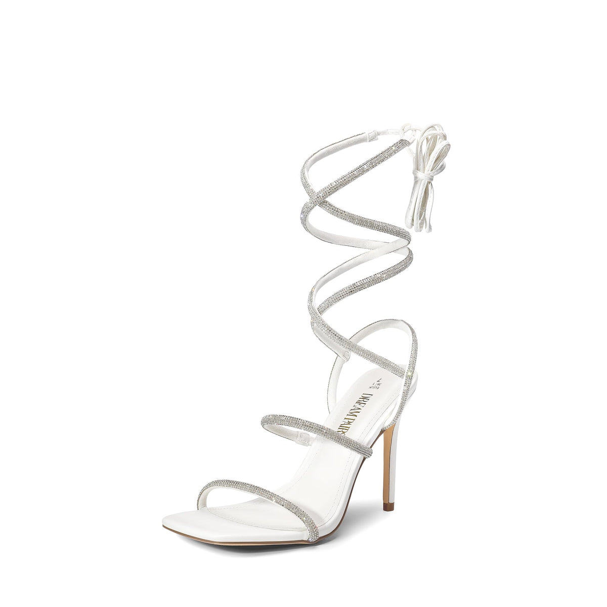 DREAM PAIRS High Heels Stilettos for Women - Strappy Gladiator Sexy Square Toe Open Toe Dressy Pumps Sandals