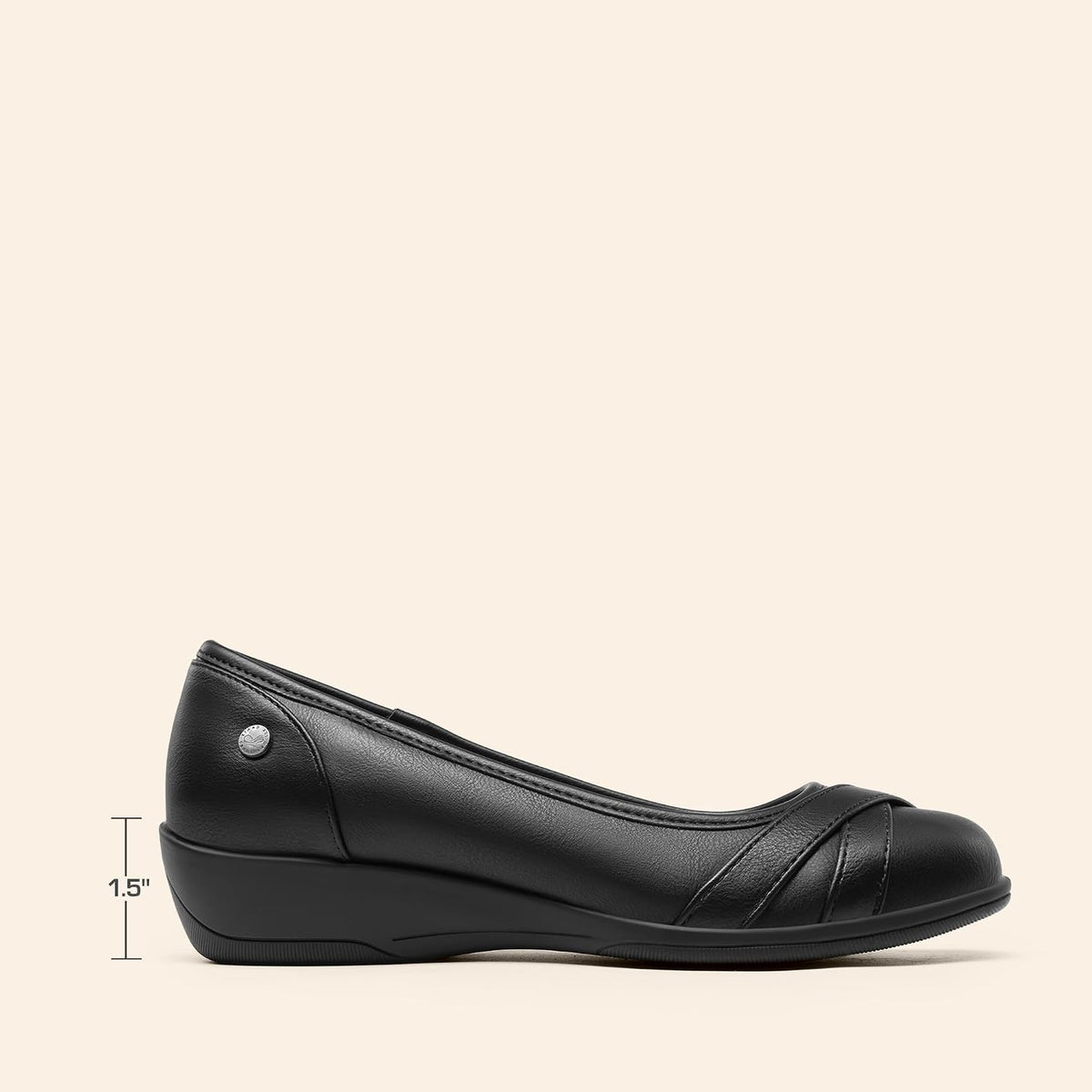DREAM PAIRS Women's Ballet Flats Work Dress Shoes | Comfortable Office Dress Round Toe Shoes,Lightweight and Flexible for long standing,shopping