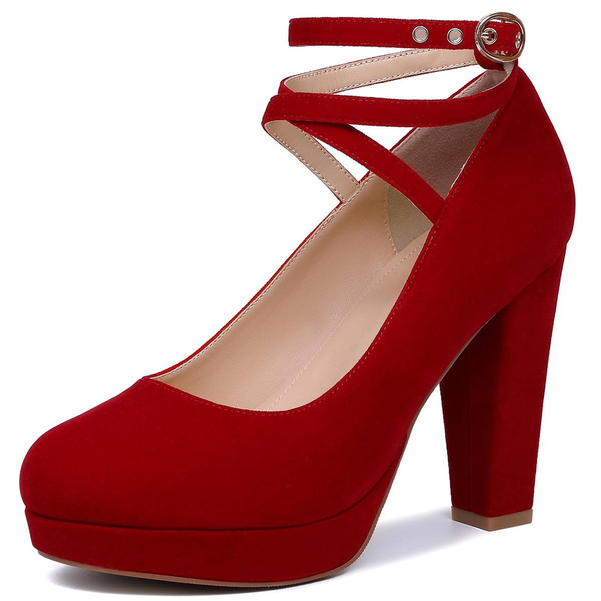Mostrin Fashion Vintage Womens Small Bowtie Platform Pumps Ladies Sexy High Heeled Shoes