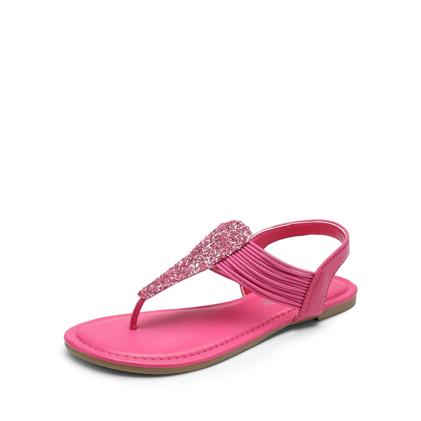 DREAM PAIRS Women's Flat Ankle Strap Sandals | Comfortable Elastic Strappy String Thong T-Strap Dressy Summer Gladiator Sandals for Women