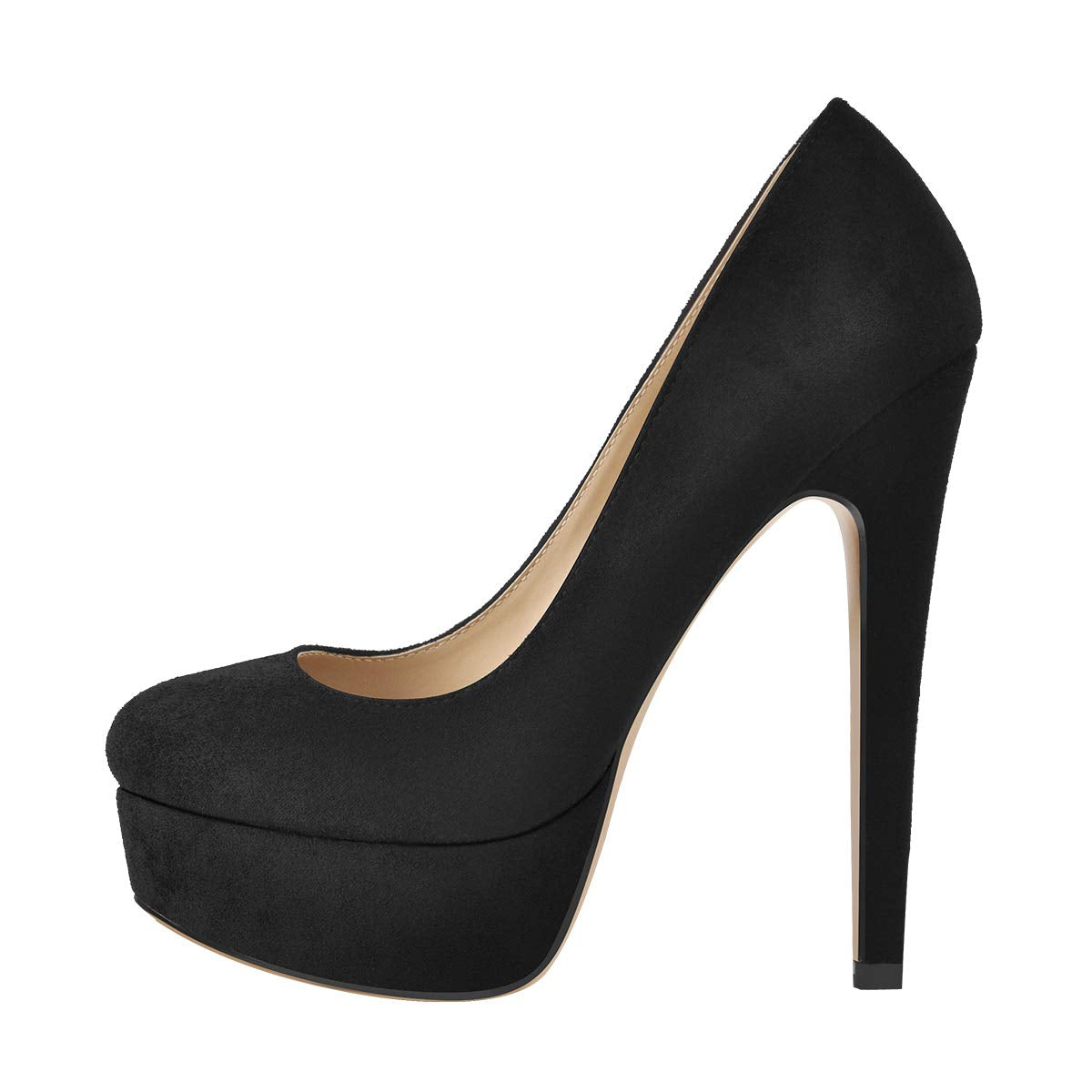 Richealnana Women's Double Platform Stiletto High Heel Pumps