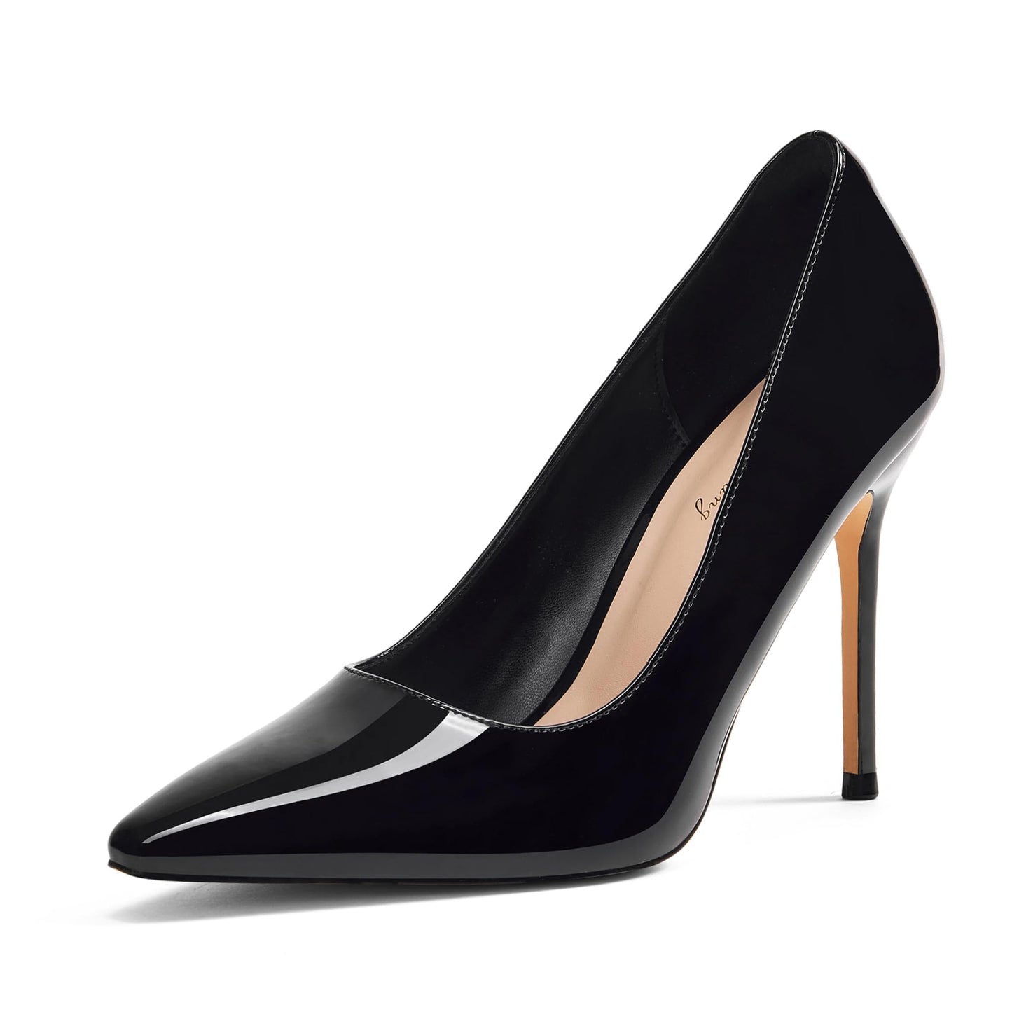 Elisabet Tang Women's High Heels Pumps Closed Pointed Toe Stiletto 4inch Heels Classic Office Special Dressy Wedding Pump Shoes