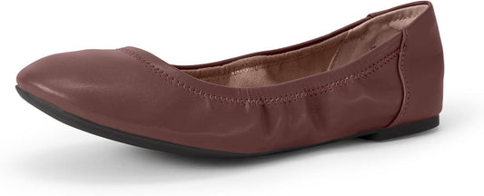 Amazon Essentials Women's Belice Comfortable Slip-On Ballet Flats Shoes