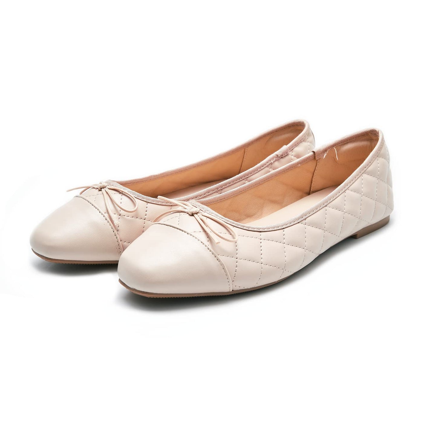 Women's Round Toe Ballet Flats Comfortable Bow Dressy Flats Shoes for Women