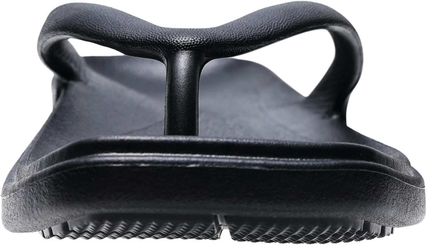 Arch Support Flip Flops for Women Square Toe Thong Sandals Comfortable Summer Beach Lightweight Flip Flops