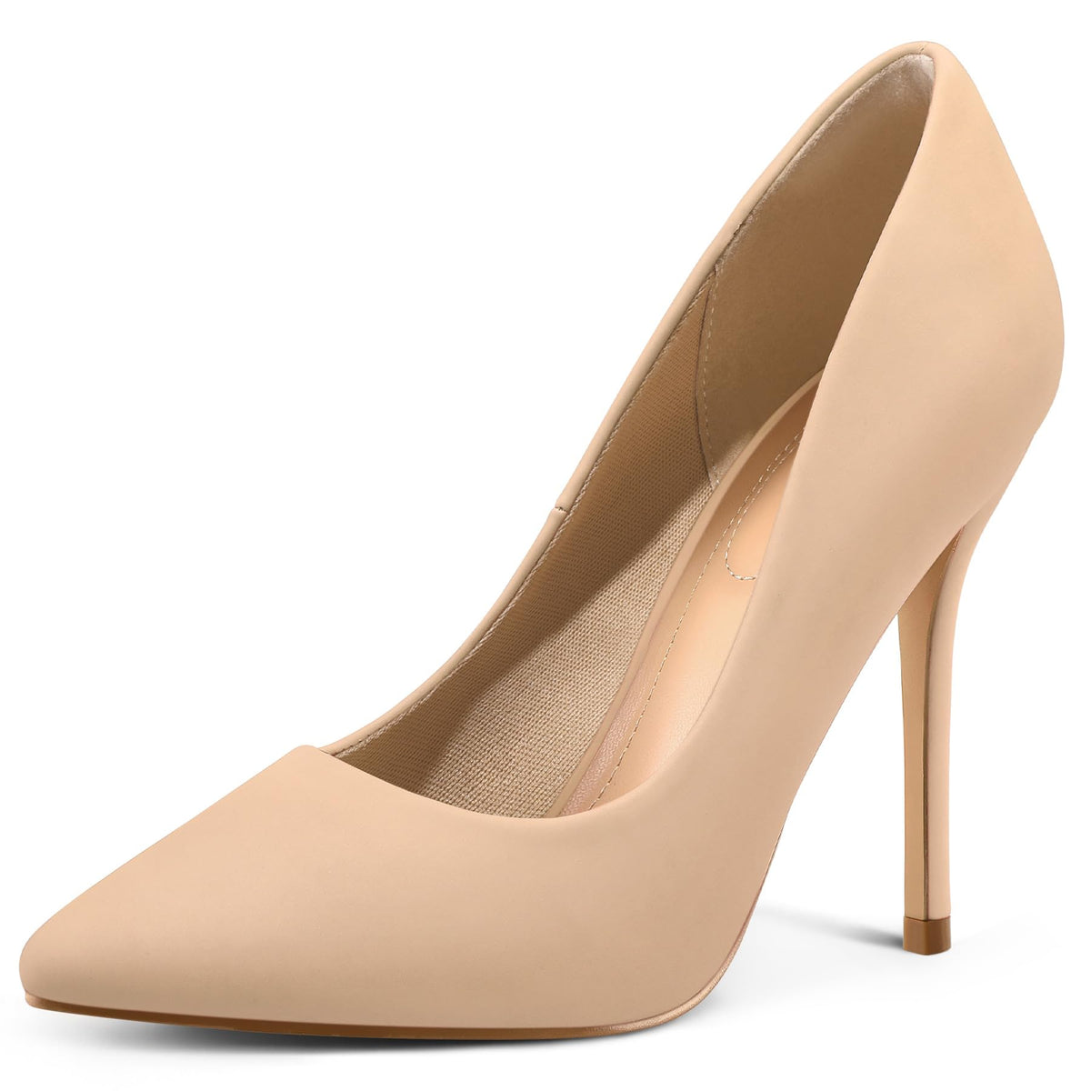 mysoft Women's High Heels Pumps Closed Pointed Toe Stiletto 4IN Dress Shoes | Slip on,Closed Toe Heels,Comfortable,Wedding,Dressy,Party,Formal,Office