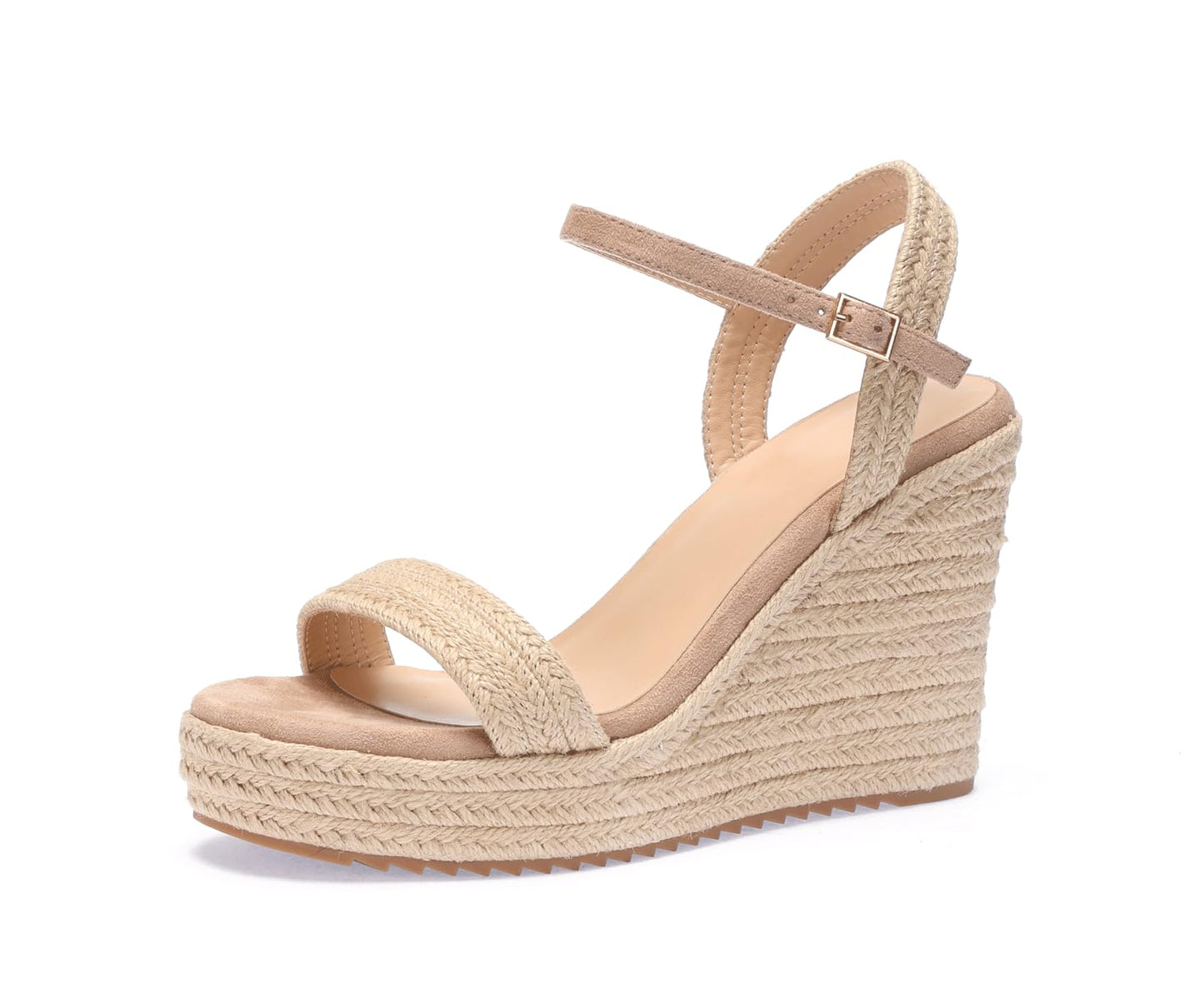VICKI·VICKI Women's Platform Sandals Wedge Ankle Strap Open Toe Sandals