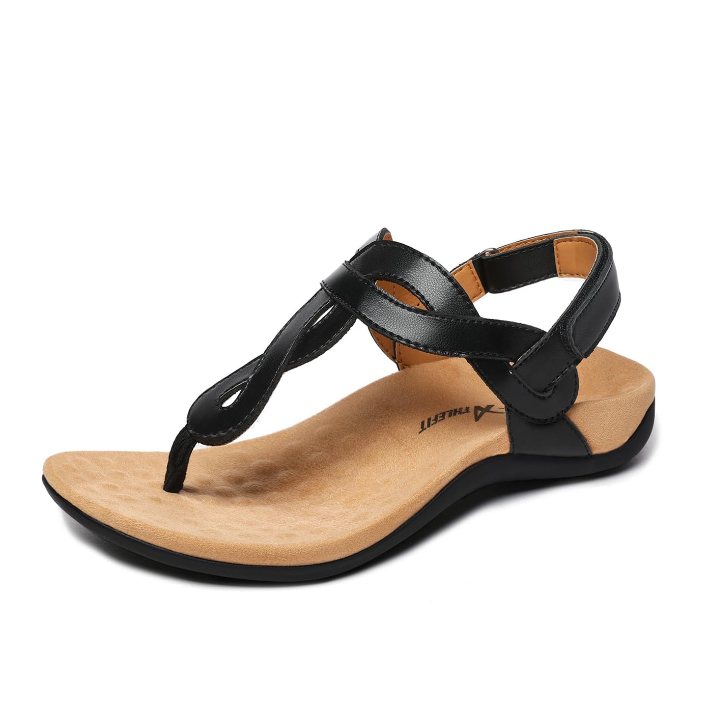 Athlefit Women's Orthopedic Flat Sandals with Arch Support