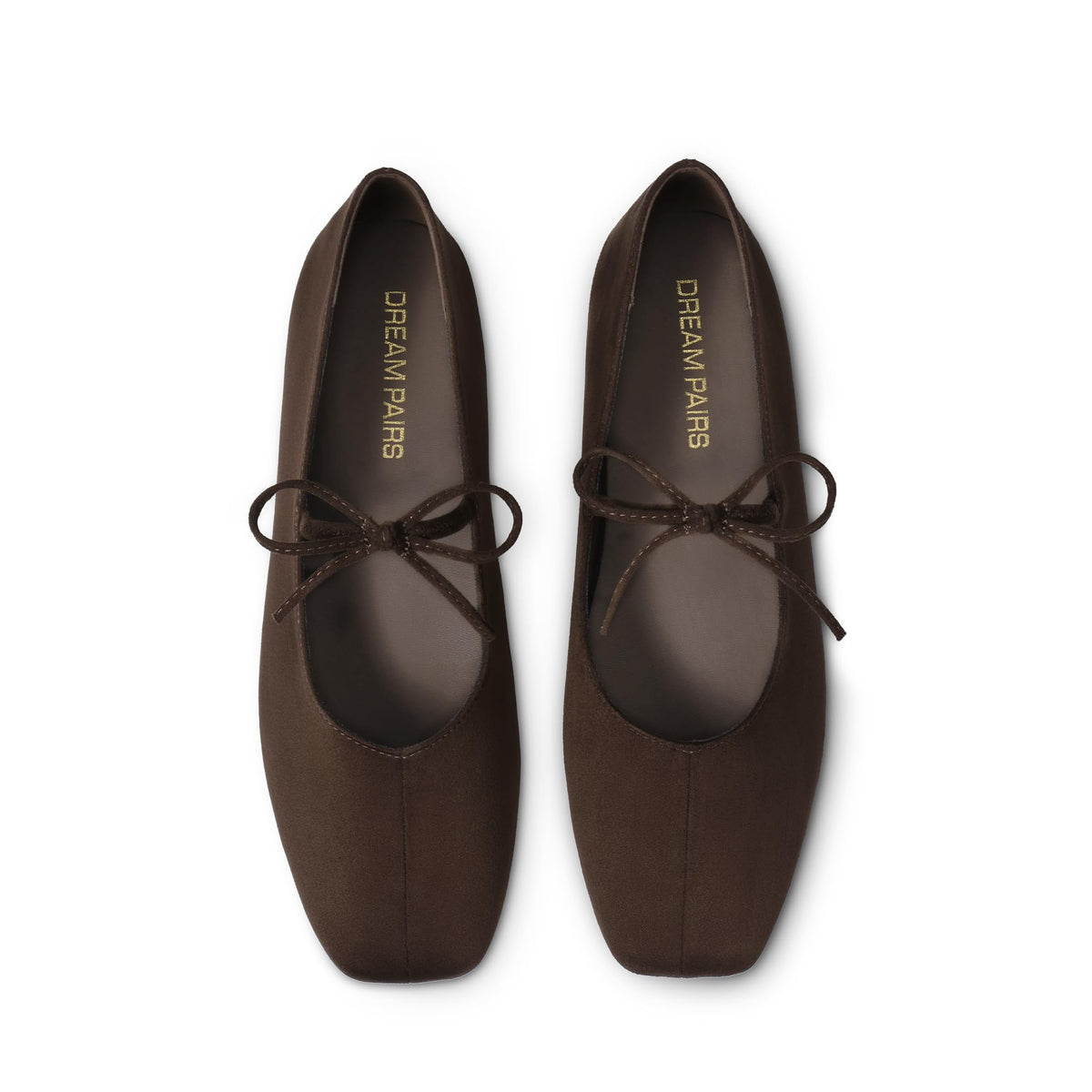 DREAM PAIRS Women's Ballet Mary Jane Flats | Square Toe Slip on Ballet Flats for Women,with Bow Dressy Comfortable for Casual Daily Work Office Shoes