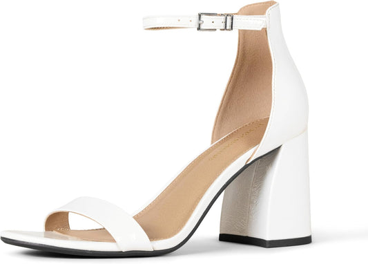 Amazon Essentials Women's Ankle Strap Block Heel Nola Sandals
