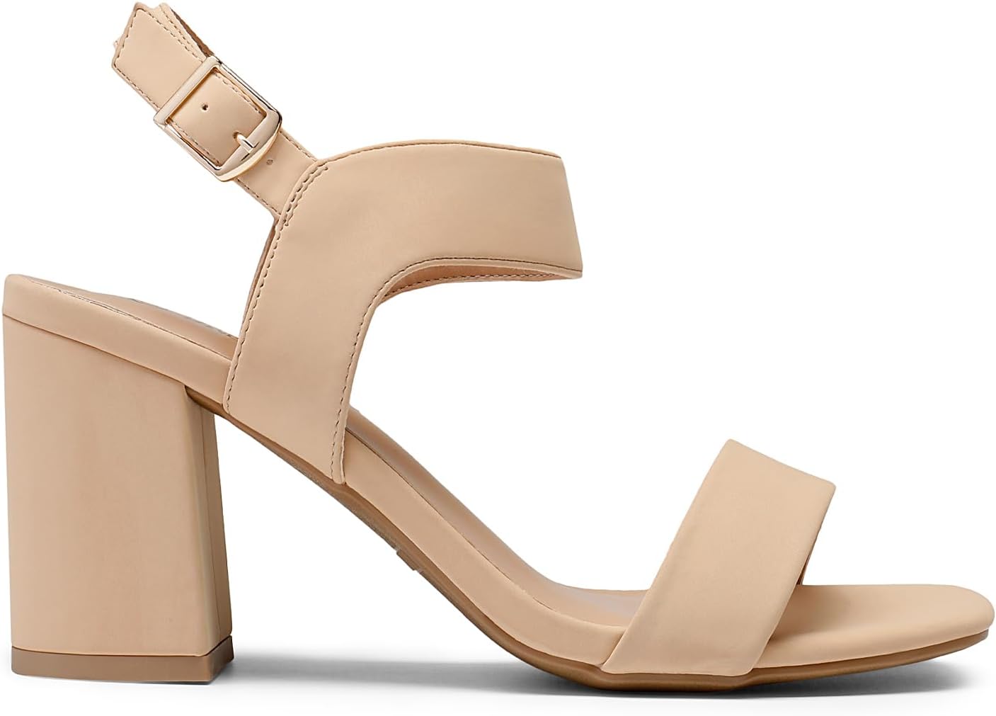 DREAM PAIRS Women's Heeled Sandals Chunky Heels | High Heels, Square Toe Block Ankle Strap 3 inch Comfortable Heeled Sandals For Formal Wedding Party Dress