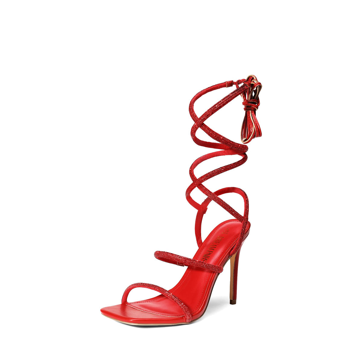 DREAM PAIRS High Heels Stilettos for Women - Strappy Gladiator Sexy Square Toe Open Toe Dressy Pumps Sandals