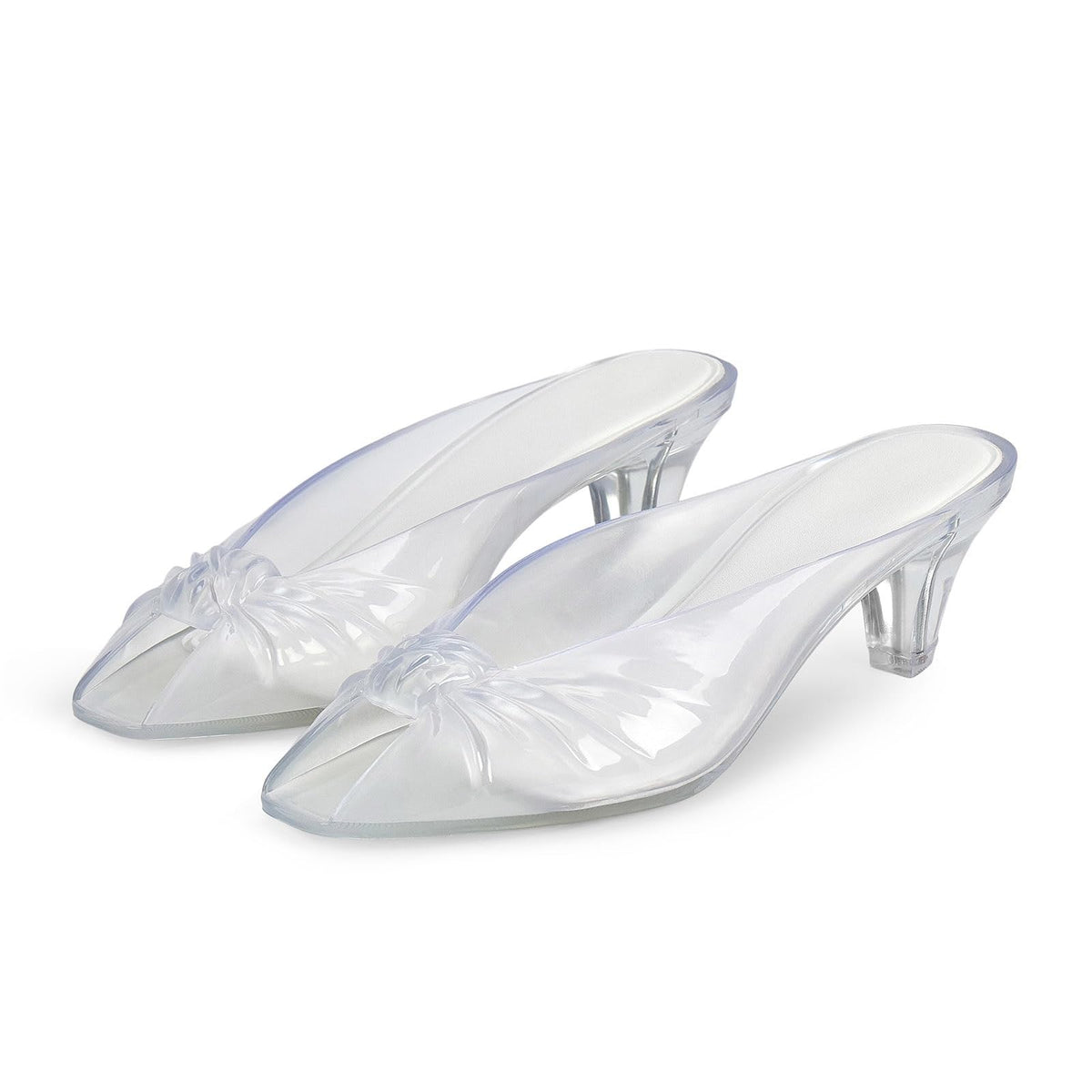 Jelly Sandals for Women Clear Sandals Jelly Shoes Women Kitten Heel Mules Open Toe Slide Pumps Dress Shoes Beach Summer Sandal Cute Comfortable