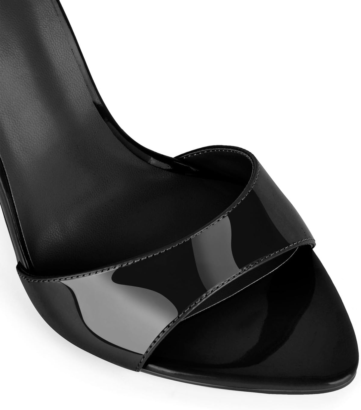Only maker Heeled Slide Sandals for Women Open Toe Stiletto Mules | Pointed Open Toe, High Heels Slip-On, Dress Shoes, for Party Evening Club & Formal Outfits